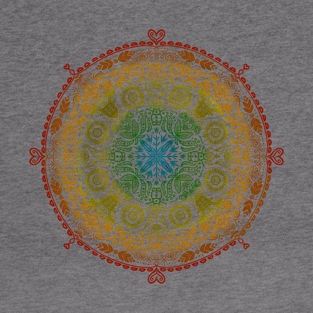 Frozen Mandala by seeannadraw